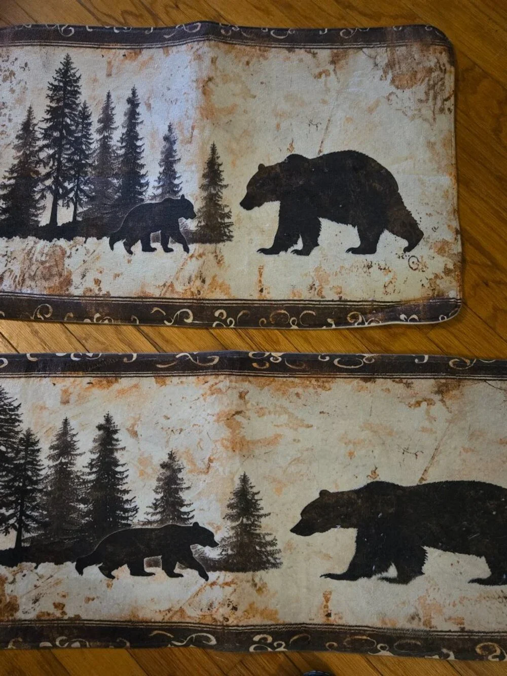 Black Bear Floor Mat/Small Rugs